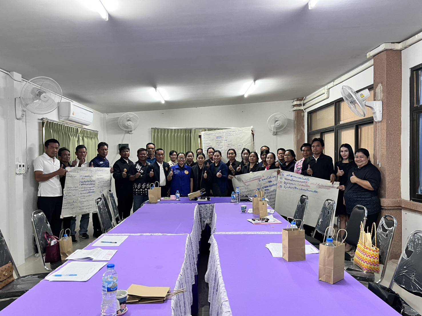 พช.นาดูน ผนึกกำลังภาคีเครือข่าย จัดทำแผนพัฒนาตำบลดงยาง